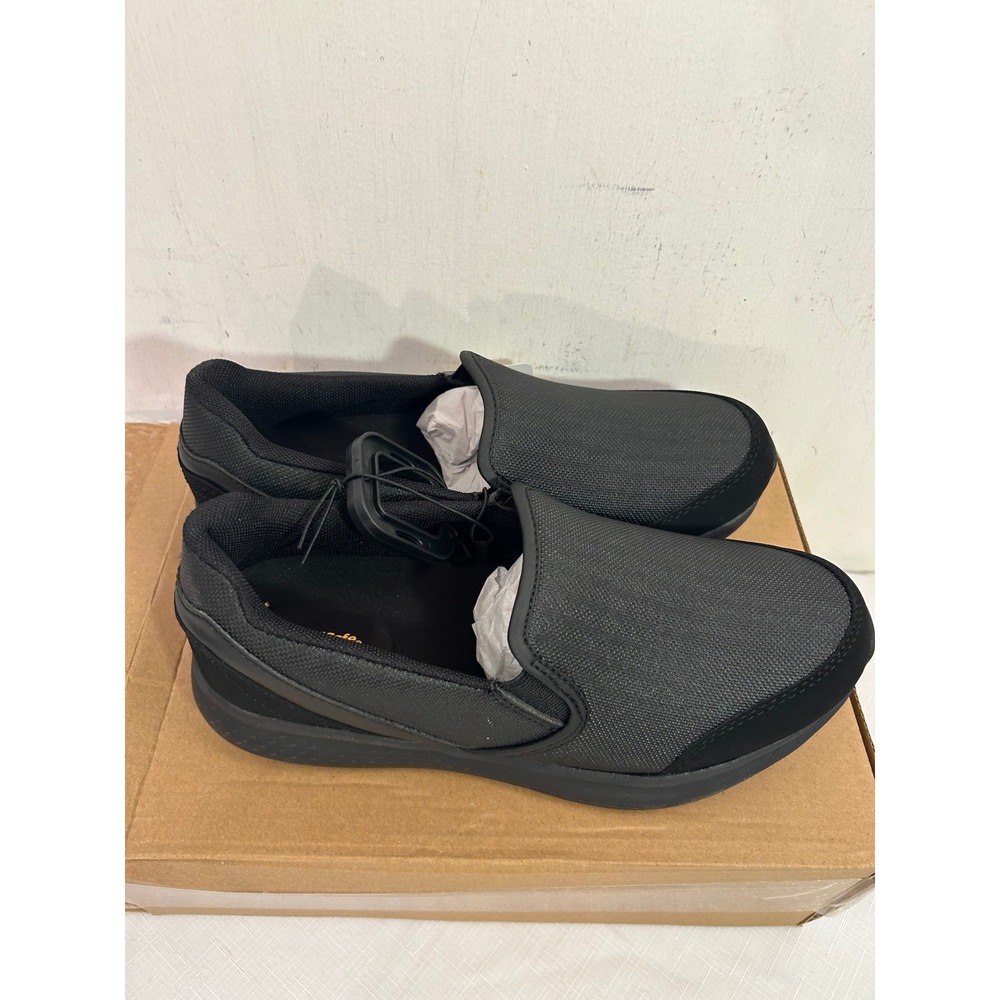 Tredsafe 8.5 Womens Loafer Sneaker Black New